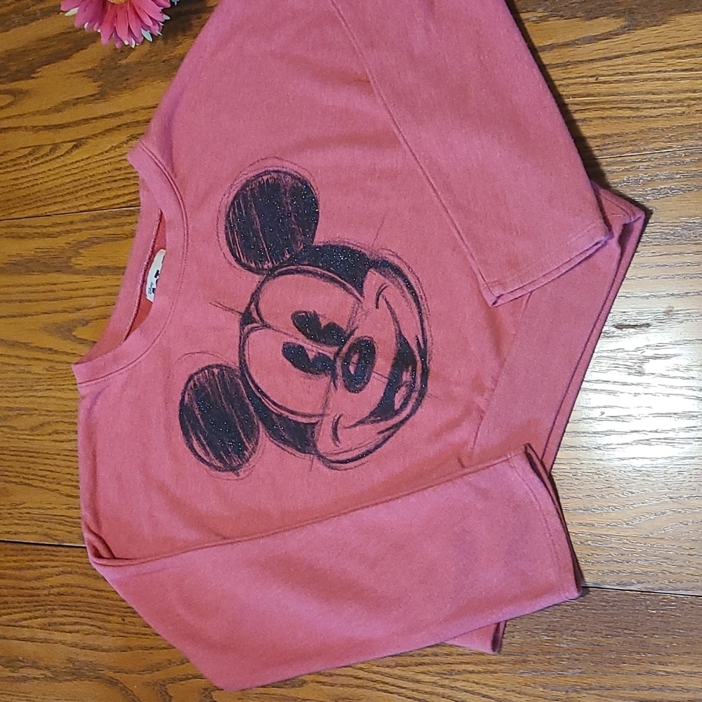 Mickey Mouse Lightweight Sweatshirt  / Top - Size 1